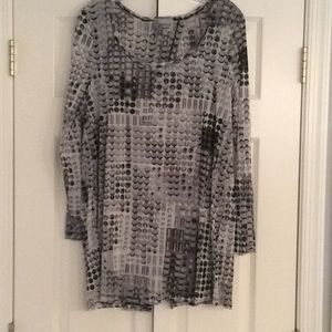 Lynn Ritchie top with silver under cami